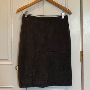 Banana Republic Factory Gray zip up skirt